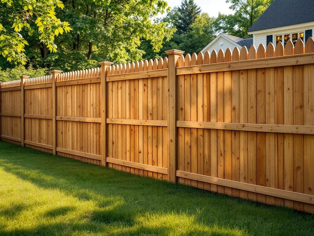 Shadowbox Wood Fence