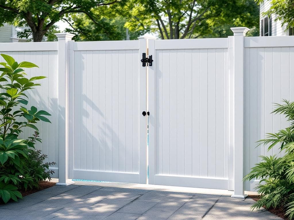 White Vinyl Pool Enclosure
