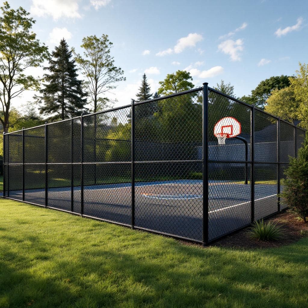 Chain Link Sports Court
