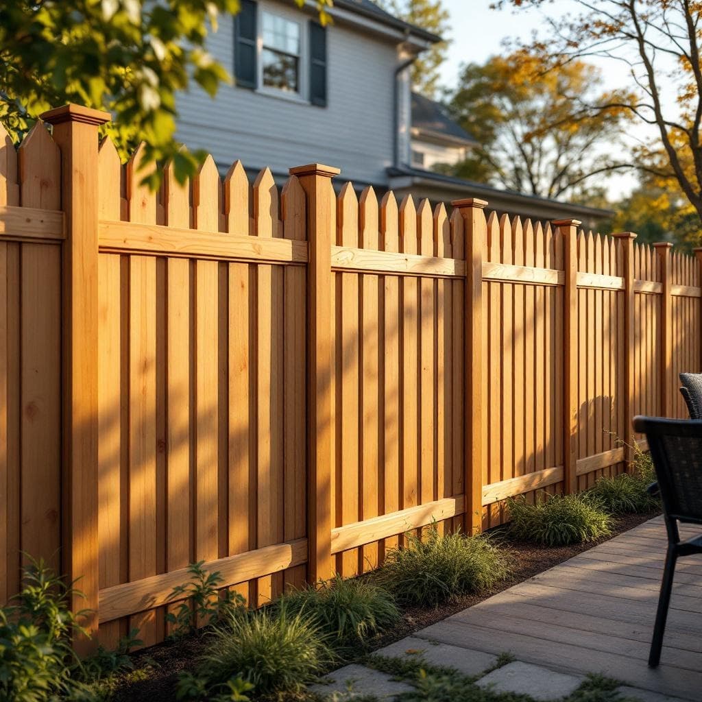 Dog-Ear Privacy Fence