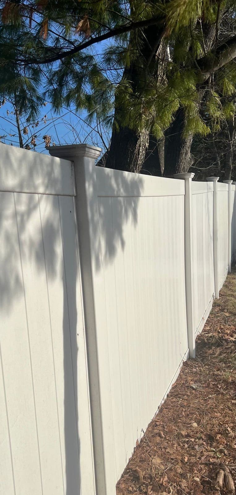 Placed Right Fence job site in Southern NH