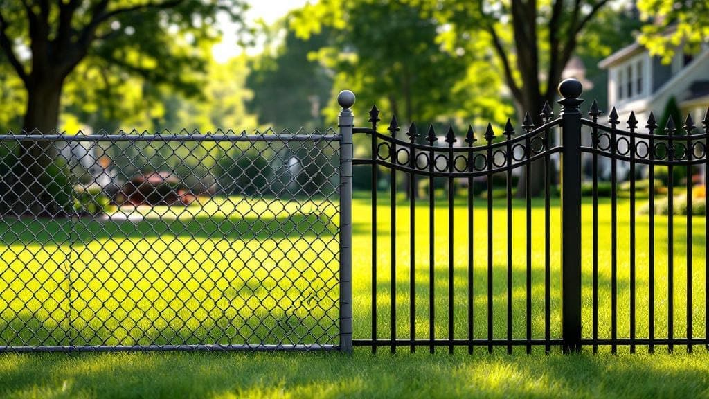 Chain Link vs. Aluminum Fence in NH: Which One Is Right for You?