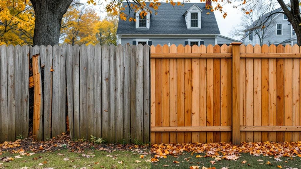 Fence Repair vs. Replacement in NH: How to Tell the Difference