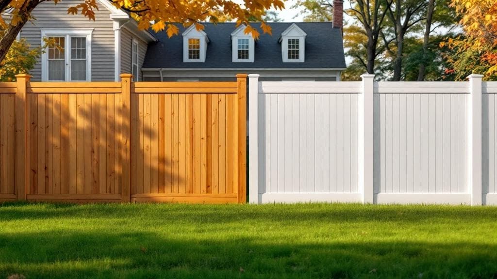 Wood vs. Vinyl Fence in NH: A Real Cost Comparison
